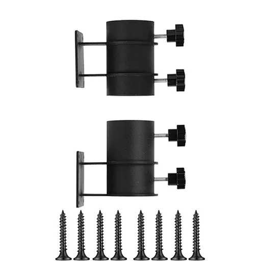 1 set Heavy Duty Patio Umbrella Mount - Bracket Clamp for Deck Rail, Balcony, Courtyard, Fences Suitable for deck railings