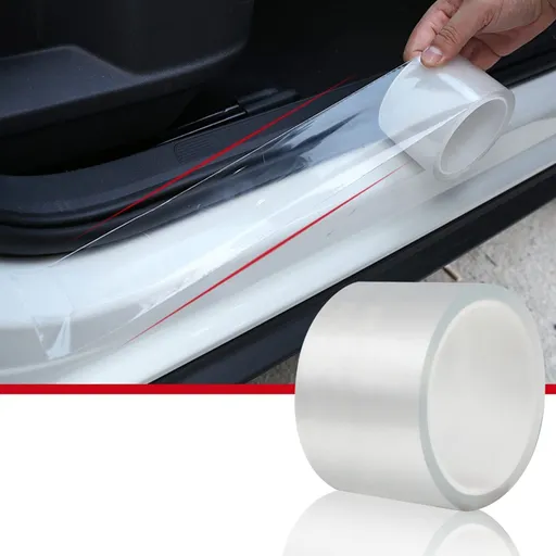 1.2In x 33Ft Universal Car Door Edge Protector, Clear Sill Guard Film with Anti-Collision Protection for Most Vehicles - Clear - Size 1.2In x 33Ft