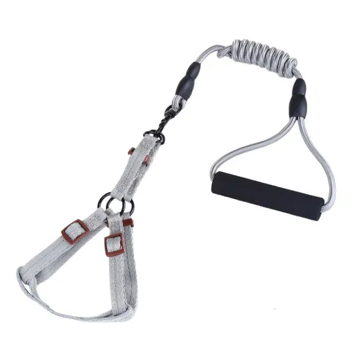 Zichen Polyester Dog Chest Strap 120cm Grey 0.8cm plain round rope chest * 120cm * 1.5 chest back