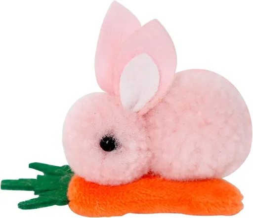Hair Clip Set, 2PCS Cute Cartoon Rabbit Ear Hairpin Plush Bunny Hair Clips for Toddlers Girls Party Hair Access