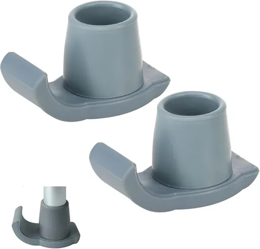 Walker Ski Glides for Folding Walker 2 Pack Rubber Walker Glide Caps Walker Replacement Accessories for Seniors, 1⅛" Inch (28mm)