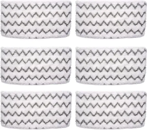 6 Pack S1000 S2001 Steam Mop Replacement Pads for Shark S1000 S1000A S1000C S1000WM S10001C S1200 & S2001 SteamSpot Steam Mop
