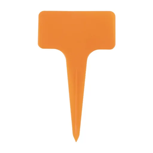 20PCS T Shape Garden Labels Thickening Garden Plant Tag Plant Classification Sorting Sign Tag Orange