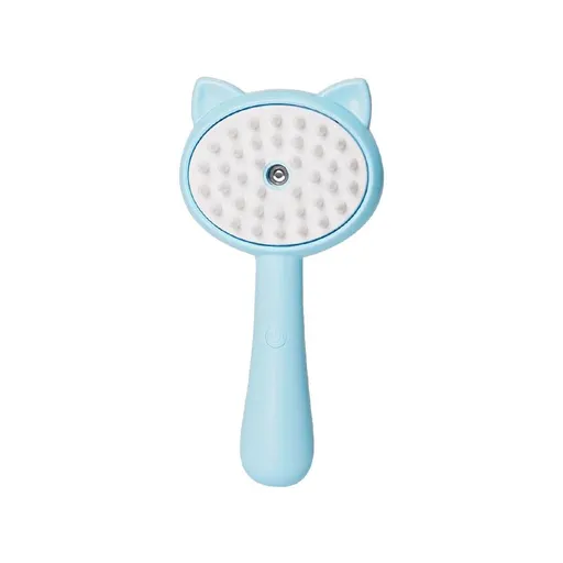 3 in 1 Cat Steamy Brush Cleanser, Silicone Massage Grooming Brush for Shedding, Pet Hair Cleaning Brush Comb for Cats Dogs