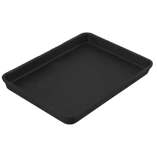 Cast Iron Pan Black Outdoor Barbecue Plate Roasting Grill Tool for Camping and Home Cooking