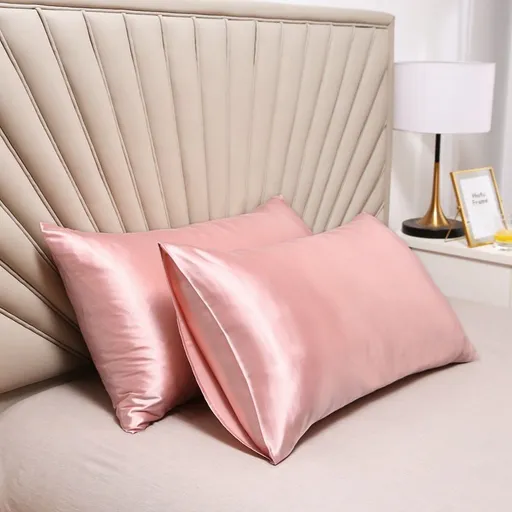 Pillowcase Polyester 60 Thread Count Solid Color Elegant jade 40*60cm【pack of 2】