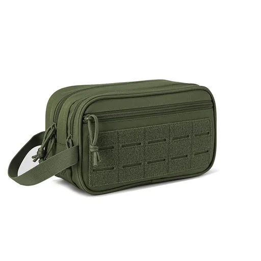 Toiletry Bag for Men | Dry Wet Separate Hygiene Bag Compact Kit Mens Shaving Kit Travel shower Bag (Green)