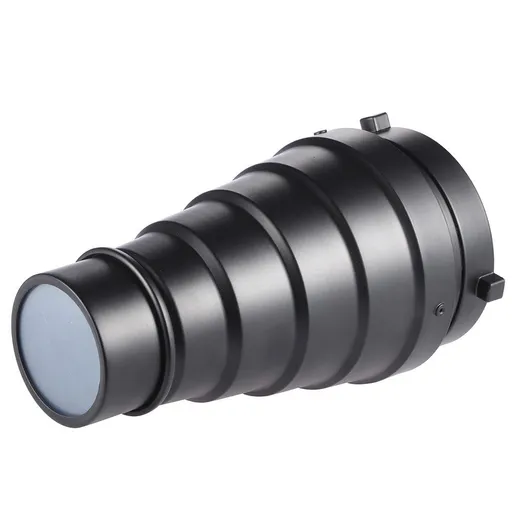 Photographic Lighting Monolights Optical Metal Conical Snoot with Honeycomb Grid 5pcs Color Filter Kit for Strobe Monolight Photography Flash