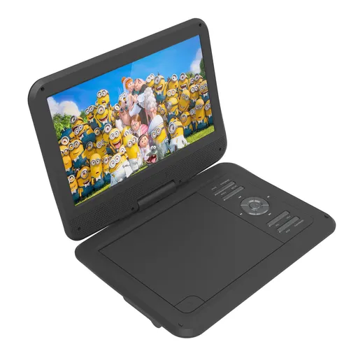Laser 10” Portable DVD Player with Anti-Skip Technology
