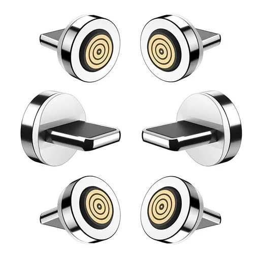 Magnetic Charging Tips 7pin Series lPhone Tips 6pack,Just 3.0A&7Pin Fast Magnetic Connector Tips Adapter Head Compatibility for iProduct Without Data USB Cables