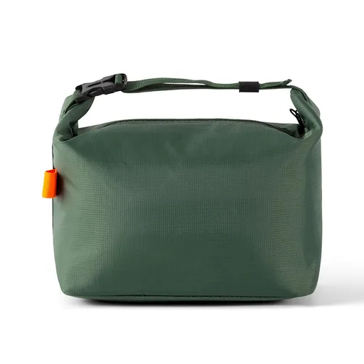Army Green Foldable Insulated Lunch Bag - Waterproof Oxford Cloth Lunch Tote with Thickened Aluminium Foil Lining for Work, Office, Meal Prep and Daily Food Carry
