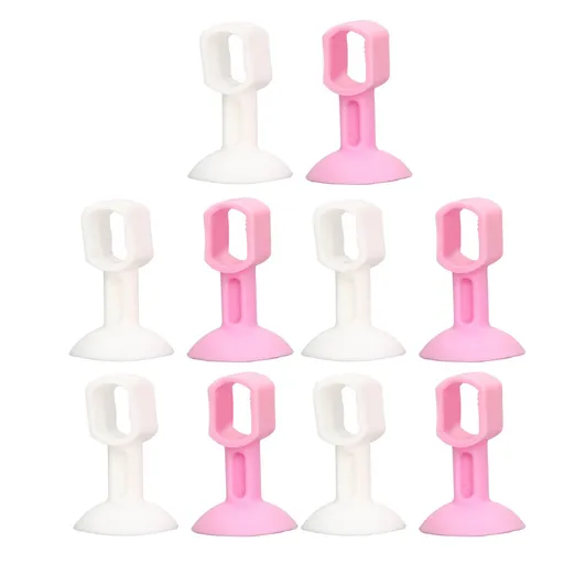 10 PCS Washer Door Holder Pink White Rubber Keep Dry Washing Machine Door Bracket for Dry Properly Prevent Odor