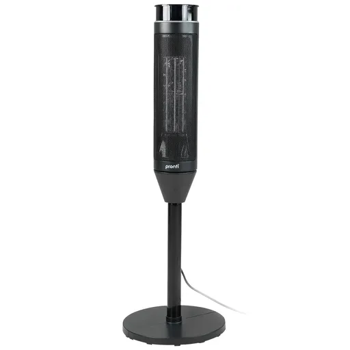 Pronti 2000W Oscillating Ceramic Tower Heater Portable Electric Space Heater with Remote Control & Thermostat - Black