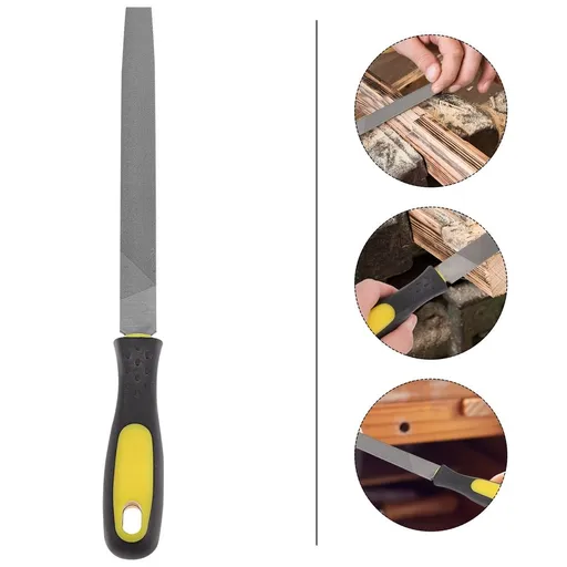 Carbon Steel Metal File Sharpening Tool, 1-Pack for Precision Grinding and Sharpening