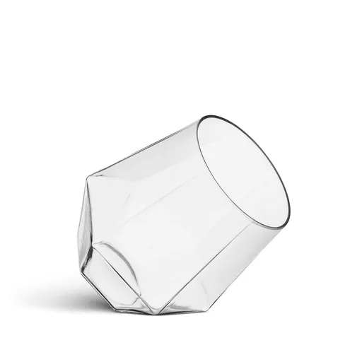 Hexagonal transparent glass cup, water cup, beverage cup, tasting cup, transparent glass cup, water cup