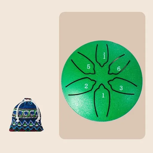 Ethereal Drum, Conical Green (Sheet Music + Mallet + Storage Pouch)