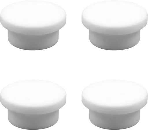 Washbasin Overflow Ring - 4 Pieces - Overflow Rings - Bathroom Overflow Ring - Sink Overflow - Drain Plug - Overflow Cover for Washbasin - Sink Overflow Ring - Round Hole Cover - Overflow Cover - For Sink, Washbasin and Kitchen