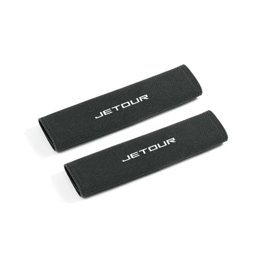 Jietu Safety Belt Shoulder Cover Super Fiber 21.5 * 6.5cm black pair