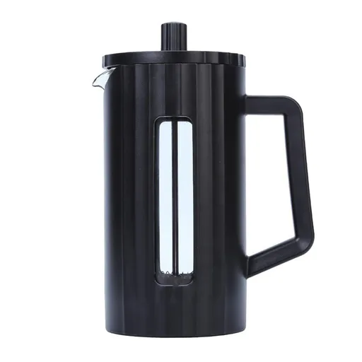 600Ml French Coffee Maker High Borosilicate Glass House Coffee Brewer Milk Foam Frother Tea Maker Black