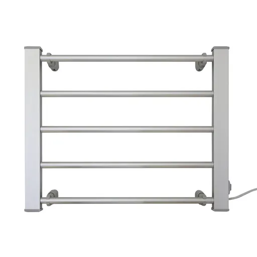 Pronti Heated Towel Rack Electric Bathroom Towel Rails Warmer Ev-90- Silver