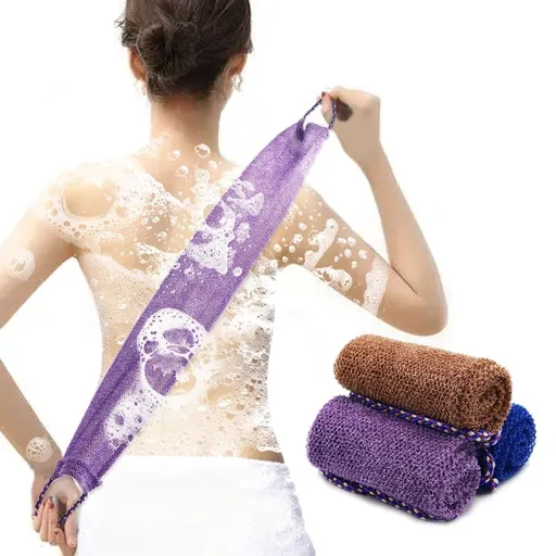 3 Pack Set Net Sponge,Bath Towels Wash Cloth Body Scrubbers for Use In Shower, Exfoliating Net for Back Scrubber Skin Smoother,Body Net Exfoliator