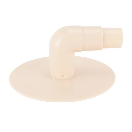 Skimmer Vacuum Plate Replacement Pool Skimmer Vacuum Adapter Plate with Hose Elbow for HydroTools 8929
