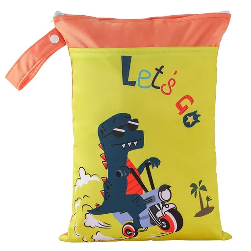 Cartoon Storage Hanging Bag Travel Dry Wet Separation DWST65 25cm*35cm (double zipper)
