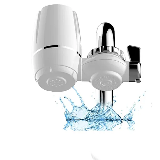 Plastic Faucet Water Purifier - Kitchen Tap Water Purifier Filtration System, Carbon Fibre FilterConvenient lever switch