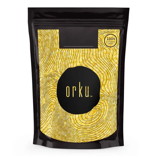 Orku 2Kg Organic Beeswax Pellets Yellow - Cosmetic Grade Pure Bees Wax Pastilles