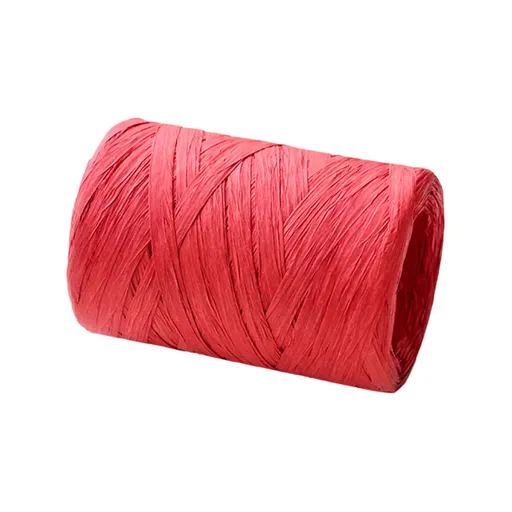 Raffia Ribbon, Christmas Gift Wrapping Raffia Paper String Ribbon Packing Paper Twine for Craft DIY Supply Christmas, 328ft Red