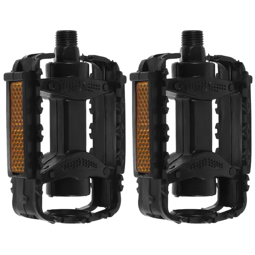 1 Pair Outdoor Bike Pedals Stable Riding Fine Craft Design Black
