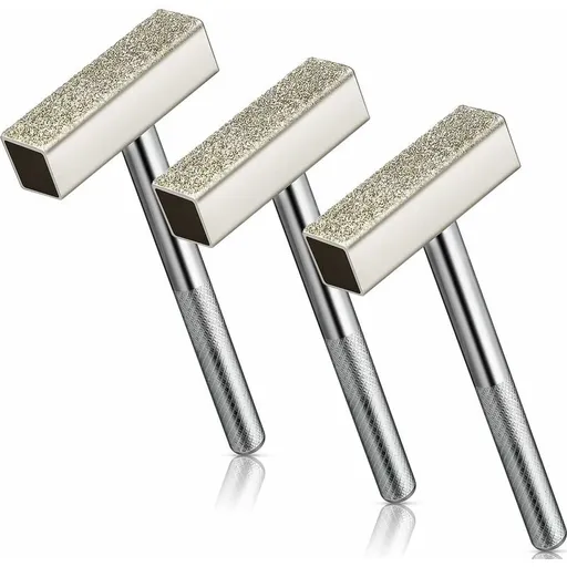 3 pcs Dressing Wheel Dresser Diamond Grinding Wheel Dresser Bench Grinding Wheel Dressing Tool For Grinding Deburring