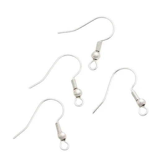 200 PCS Gold Earring Hooks,925 Sterling Silver Earring Hooks for Jewelry Making,Hypoallergenic Earring Hooks Accessories Making