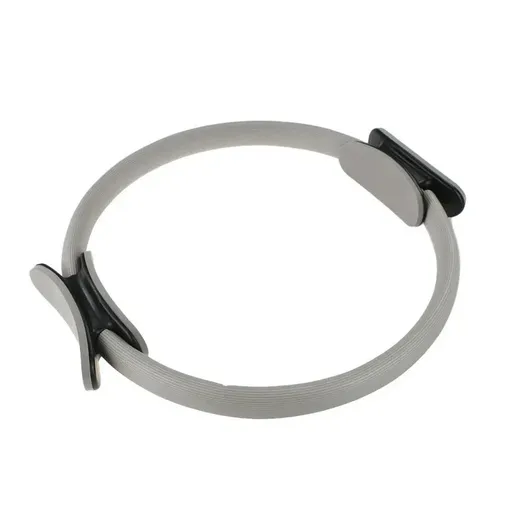 6 Colours Pilates Yoga Ring Magic Circle Fitness Equipment for Toning Slim Legs - Grey