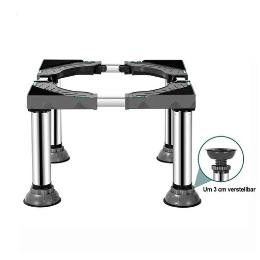 Washing machine base with vibration-damping legs, strong load-bearing, non-slip, practical, 21-24cm