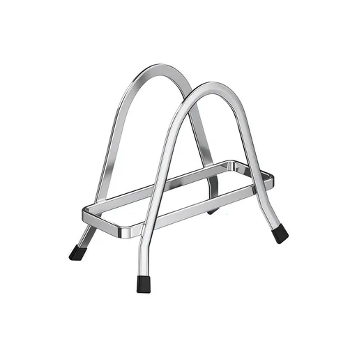 Cutting Board Rack Holder Stand - 304 Stainless Steel Chopping Board Organizer, Pan Rack with Stable Triangle Design, Stainless Steel Cutting Board Hold for Countertop Space Saving