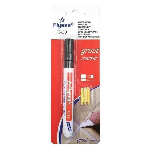 Tile Styling Pen Bathroom Floor Waterproof And Mildew Grout Marker Repair Pens - Black