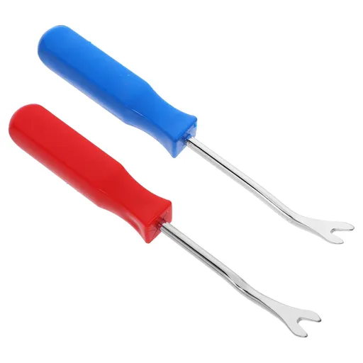 2pcs Car Repair Tools Trim Puller Tool Car Interior Trim Removal Tools Fastener Removal Tool Car Clip Remover Tool Trim Tools
