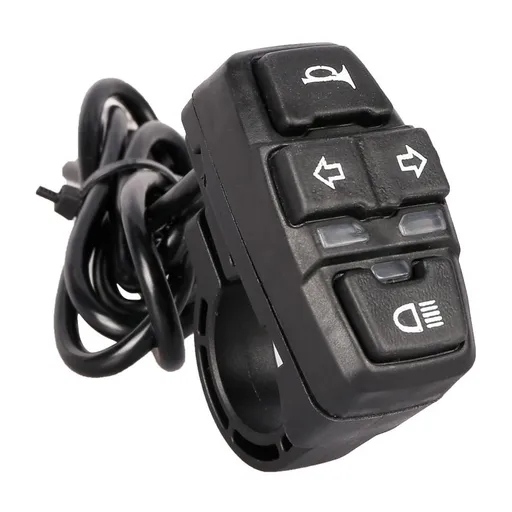 Electric bicycle headlights, turn signals, horn switch, electric scooter handlebars, lights, horn, turn signals control