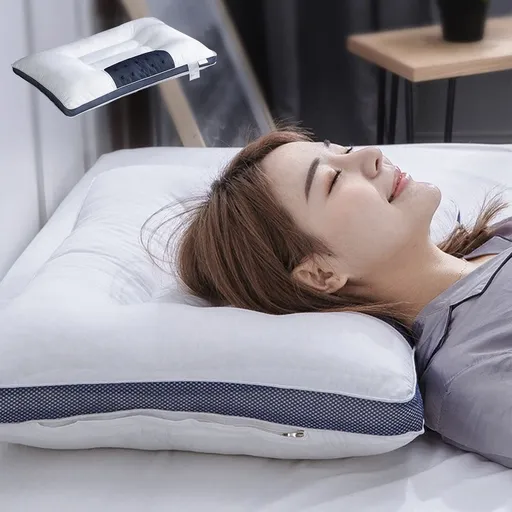 Firm Neck Contour Cervical Orthopedic Pillow, Memory Foam Pillow Widen Plus+ Reversible Design, for Sleeping Side Back Sleeper, Ergonomic Bed Pillow for Neck Shoulder Pain Relief