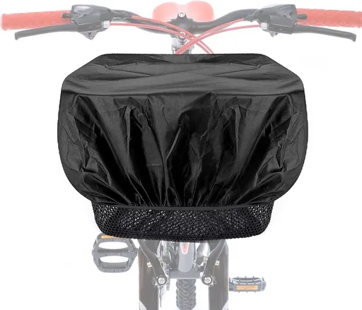 Compatible Bicycle basket rain cover, pack of 2. Waterproof Black for baskets - suitable for, Easy to Use, Good Performance