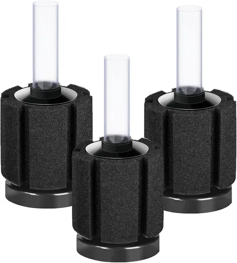 3 Pack Aquarium Bio Sponge Filter Breeding Fry Betta Shrimp Nano Fish Tank (Small up to 10Gal)