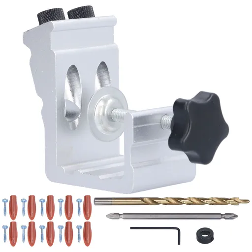 Adjustable Punch Locator Woodworking Inclined Hole Positioner Tool Kit Carpentry Accessory