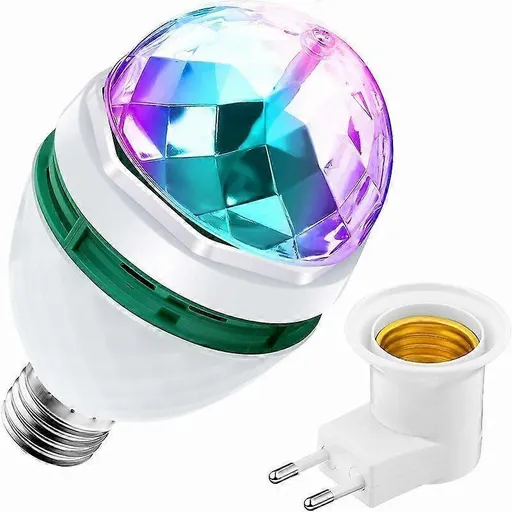 Stage Disco LED Rotating Strobe Bulb 7-Color Party Light
