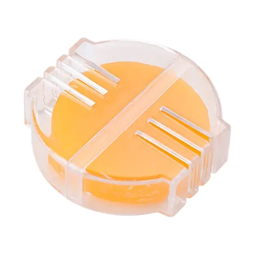 1 Piece Yellow Beeswax Thread Conditioner, Sewing Wax with Storage Box for Quilting Hand Sewing and Reinforcing Thread