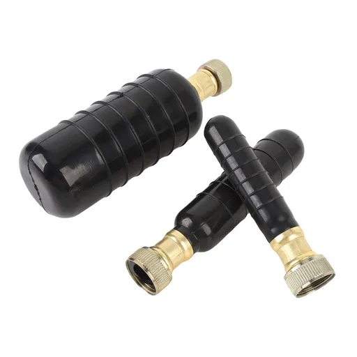 3PCS Drain Bladder Kit Rubber Drain Blockage Unclog Cleaning Bladders Fit for 1 to 6 Inch Drain Pipes for Bathroom Kitchen Sinks