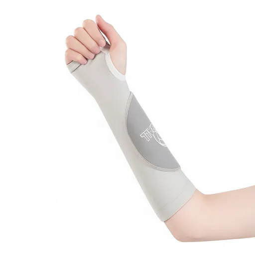 Volleyball Arm Guards Nylon The one who leaps Volleyball arm guards [grey] l size pair [suitable for weight 60-75kg]