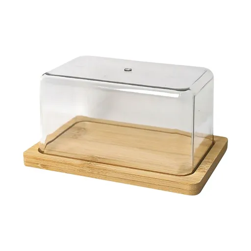 Large Plastic Food Storage Container | 12.5cm x 8.5cm Freezer-Safe Cheese Keeper Box | Airtight Freshness Preserver for Refrigerator | Great Gift for Father's Day & Special Occasions