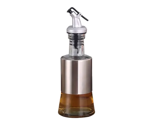 200/350/500ml Stainless Steel Oil Vinegar Bottle Dispenser Cruet Kitchen Gadget-200ML