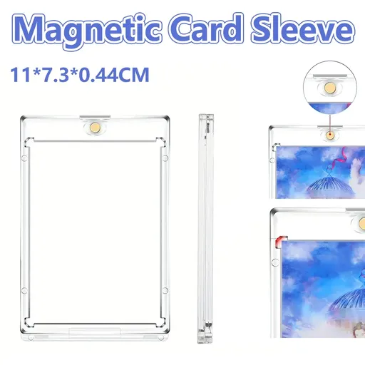 Magnetic Card Sleeve Protector UV Protection Anti Scratch for Cards